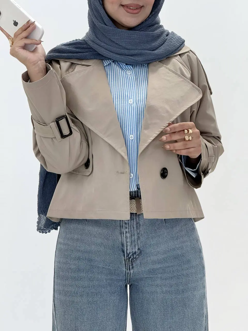 3678-بارونی آستردار شکیبا